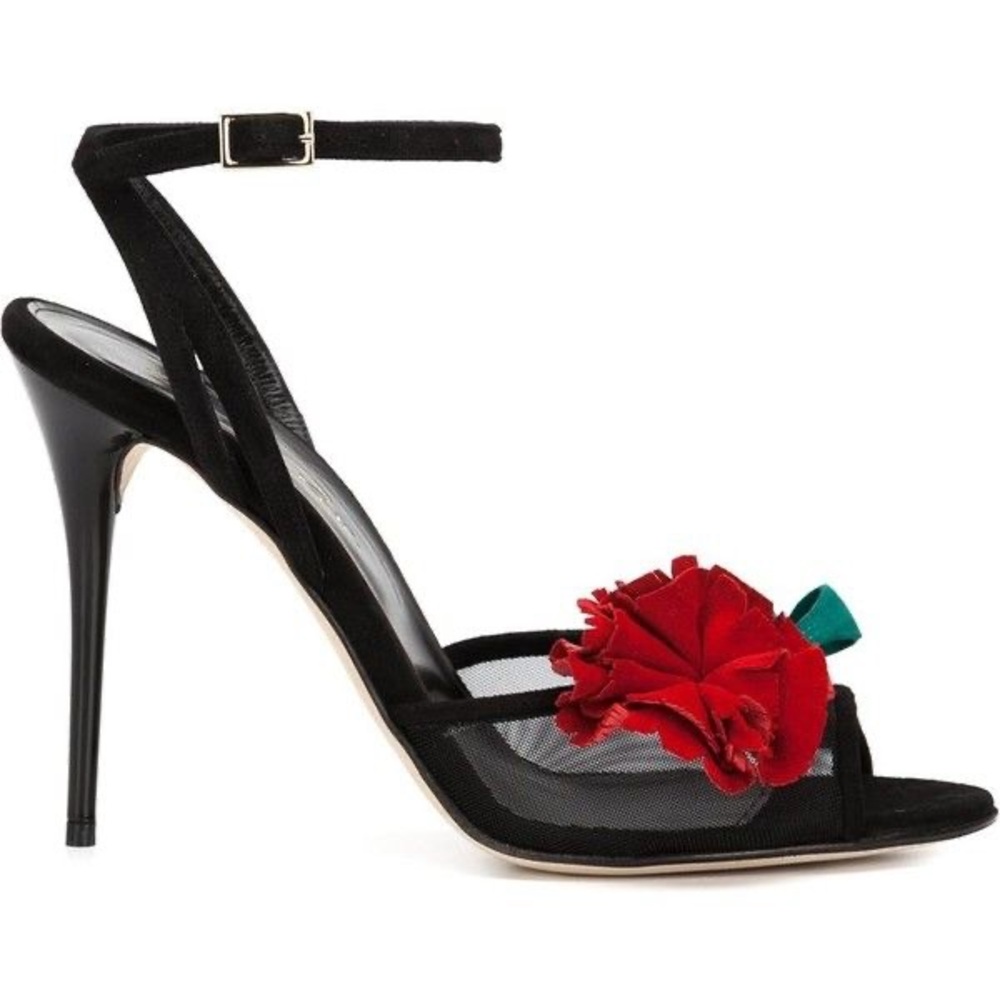 Oscar de la Renta Floral Heels